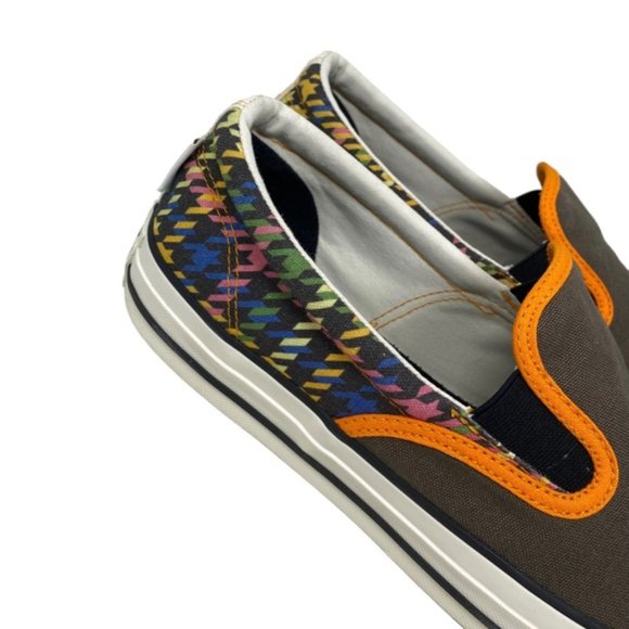 Converse Ctas Slip On Low Orange Brown Canvas Men Sneakers Custom 171852C-BRORG - Picture 7 of 11